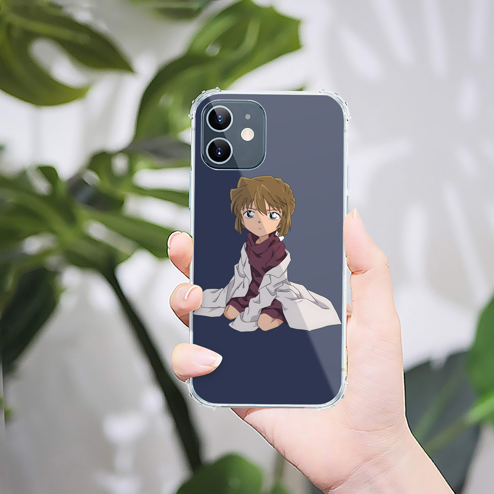 （画像用） 名探偵コナン 灰原 哀 はいばら あい Detective Conan Anita Hailey、Vi Graythorn Haibara Ai 【iPhone 12シリーズ対応】透明スマホケース（クリアソフトケース）